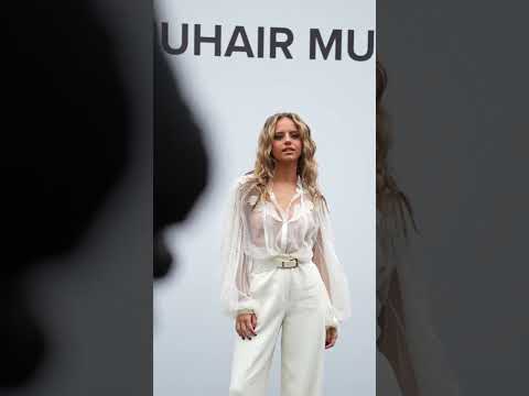 Kiara Amato wearing #ZuhairMuradRTW Pre-Fall 2022 at the Couture Spring 2023 show. #ZuhairMurad