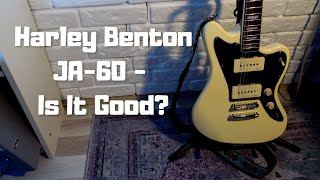 Video thumbnail for How Good Is Harley Benton JA-60 OW? [REVIEW] - Cheap Jazzmaster Copy by Best Guitars Now