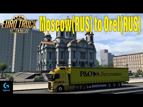 ETS2 v1.41 / Travel from Moscow(RUS) to Orel(RUS) VOLVO FH / Logitech G29 GamePlay