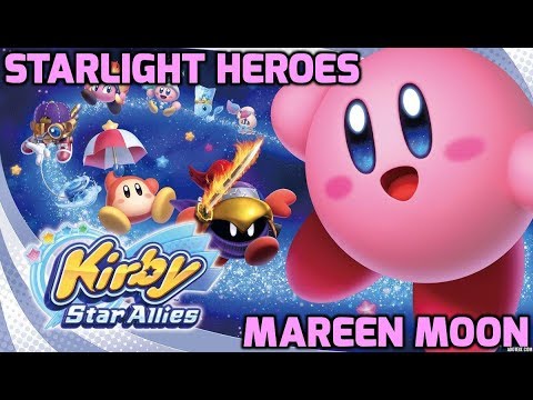 Kirby Star Allies - World 4: Starlight Heroes - Mareen Moon