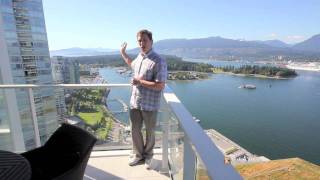Vancouver Luxury Condo 3807 - 1011 West Cordova (Fairmont Estates) Coal Harbour (Video Tour)