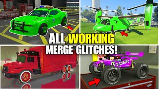 *SOLO* GTA 5 ALL WORKING CAR MERGE GLITCHES In 1 Video After 1.68! The Best F1/BENNY
