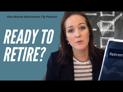 One Year From Retirement Checklist