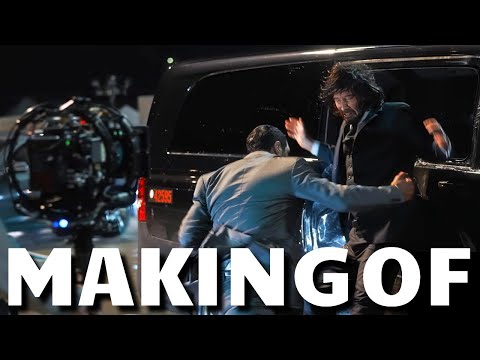 Making Of JOHN WICK 4 - Best Of Behind The Scenes, Stunt Rehearsal, Fight Training With Keanu Reeves