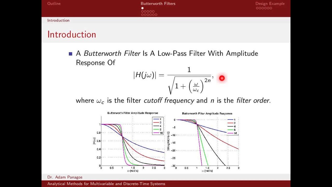 Butterworth Filter - 01 - Introduction