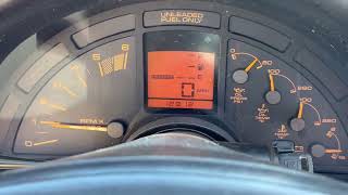13k-Mile 1990 Chevrolet Corvette Convertible Start Up