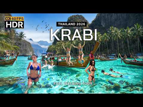 🇹🇭 4K HDR | the world’s most beautiful island 2026 🔥 Phi Phi Island, in Krabi, Thailand!