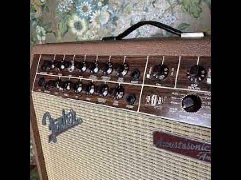 Fender Acoustasonic SFX II 2-Channel 2 x 80-Watt 1x6" / 1x8" Acoustic Guitar Amp 2003 - 2011 - Brown image 7