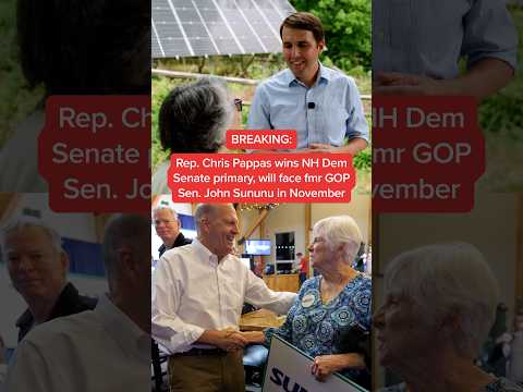 BREAKING: Rep. Chris Pappas wins NH Dem Senate primary