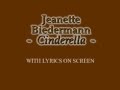 Jeanette Biedermann - Cinderella WITH LYRICS ON ...