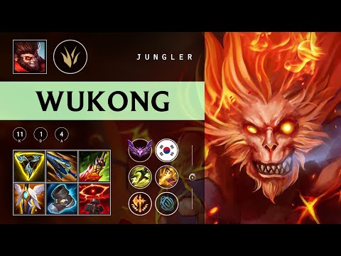 Wukong Jungle vs Lee Sin - KR Master Patch 25.24