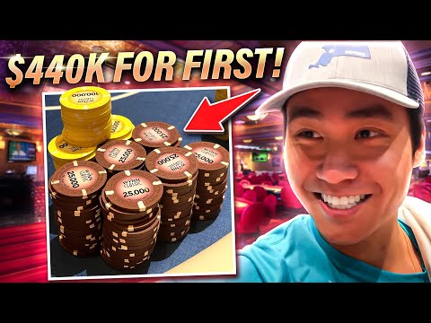 I Bet 1 MILLION CHIPS with QUADS?! DEEP RUN at the Wynn! | Rampage Poker Vlog