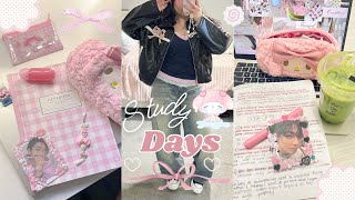 study days 👩🏻💻📓 matcha diaries & lots of studying