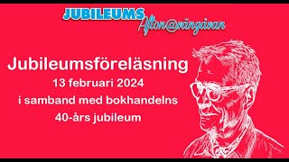 Video Jubileumsföreläsning Lennart Bergström