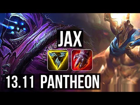 JAX vs PANTHEON (TOP) | 1100+ games, 7/2/6 | KR Master | 13.11