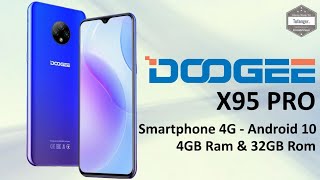 DOOGEE X95 Pro 4G Smartphone - 4 GB RAM & 32 GB Rom- Android10- Bildschirm 6,52"- 4350 mAh Unboxing