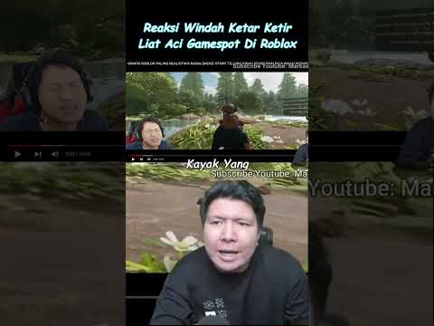 Windah's reaction to seeing Aci Gamespot on Roblox #androidgame #shorts