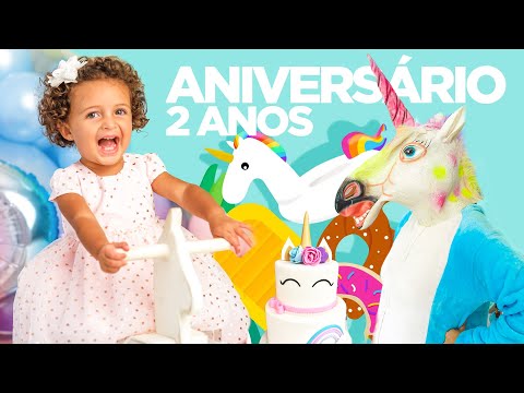 Unicórnio Mágico faz Festa Surpresa com Slime no Aniversário de 2 Anos -  Bella Lisa Show
