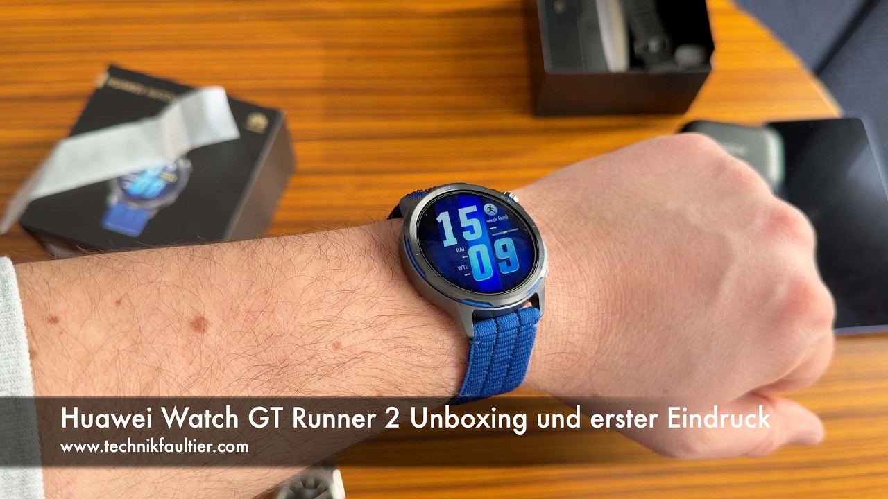 Huawei Watch GT Runner 2 Unboxing und erster Eindruck