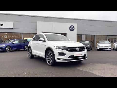 Volkswagen T-Roc R-Line 2017 1.6 TDI Manual Pure White Used | Wrexham Volkswagen