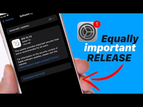 iOS 15.7.5 Released - Equally IMPORTANT!