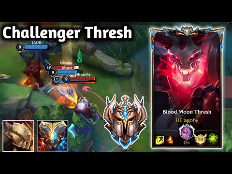 Wild Rift - Top 9 Thresh | HE agohy | Challenger Rank Support  Gameplay