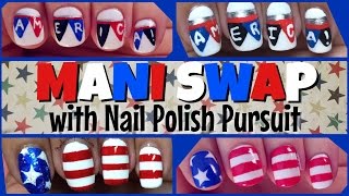 Patriotic Polish & Mani Swap with Nail Polish Pursuit