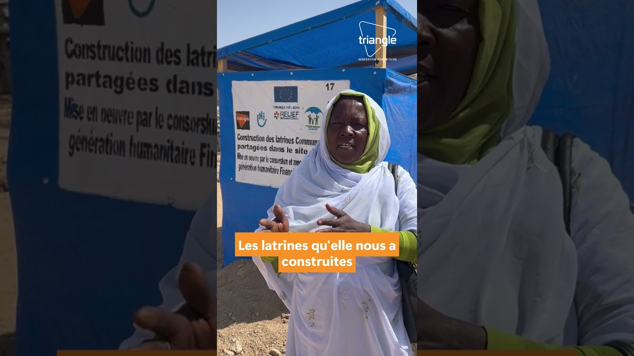 💧Accès à l'assainissement au #tchad 🎤Témoignage terrain