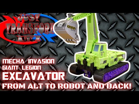 JUST TRANSFORM IT!: Mecha Invasion Giant Legion Excavator (Scavenger)