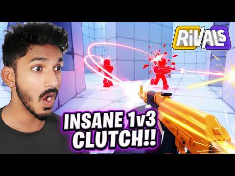 INSANE 1v3 CLUTCH in Roblox Rivals!