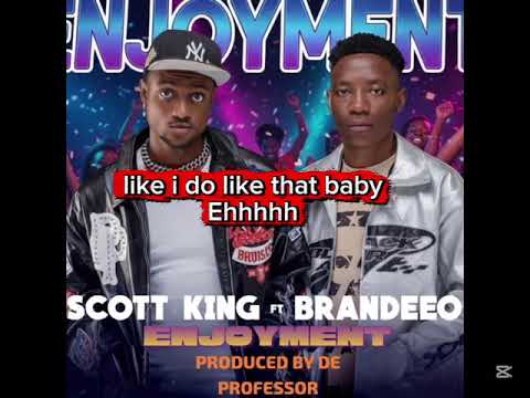 Scott King Official_ Enjoyment ft Brandeeo (Lyrics Audio)