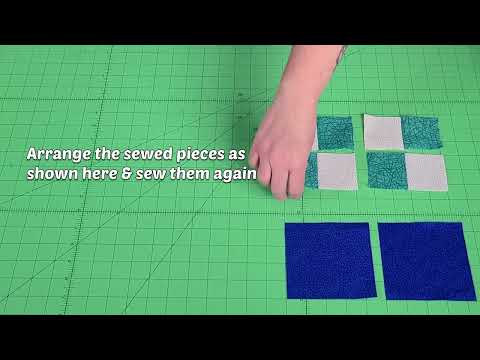 How to make the Double Four Patch Quilt Block