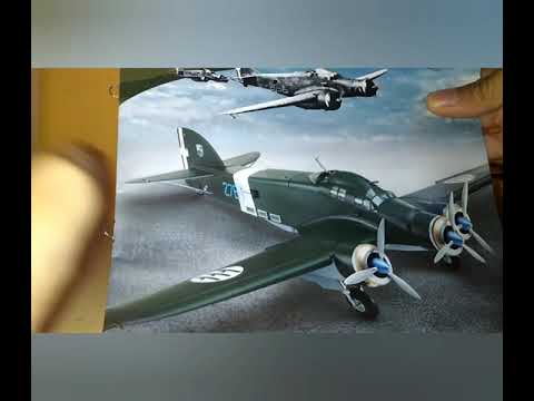 modellino aereo si Marchetti s.79 sparviero Hachette 1 uscita