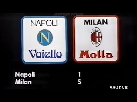 Napoli-Milan 1:5, 1992/93 - Domenica Sprint (poker di Marco van Basten)