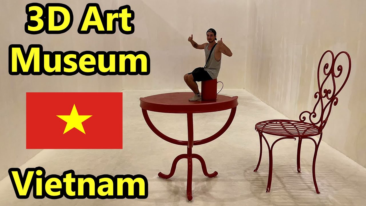 Intriguing tourist visits Artinus 3D Art Museum.