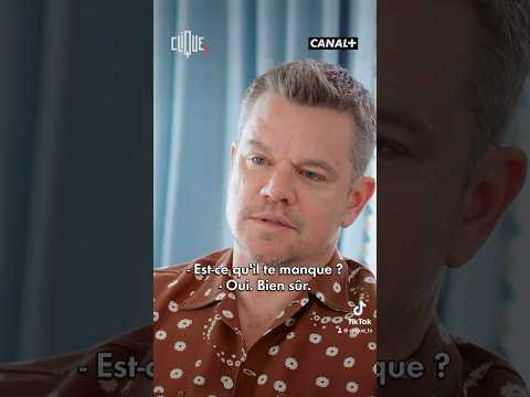 Matt Damon rend hommage à Robin Williams - CANAL+ #shorts