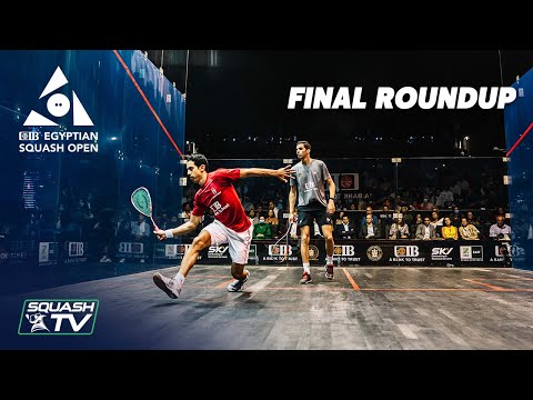 Squash: Farag v Momen - CIB Egyptian Squash Open 2020 - Final Roundup