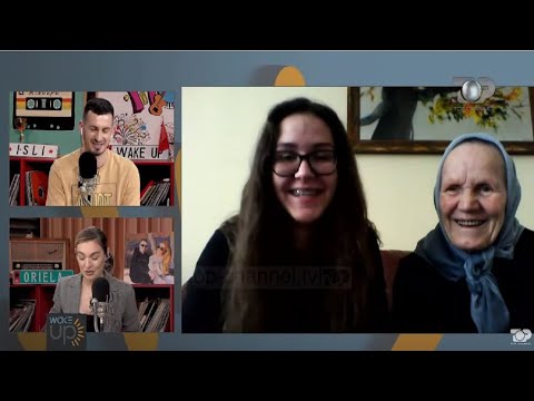 Wake Up/ Këngëtarja Klea Çutra këndon me gjyshen 89 vjeçare: Si u realizua video dhe u bë virale