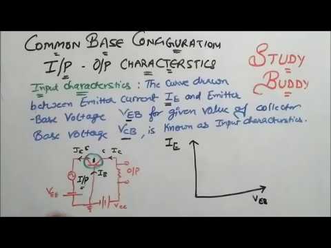 Common Base  Input Output Characteristics Video