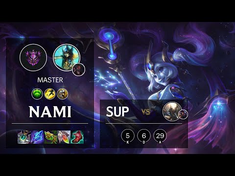 Nami Support vs Pantheon - EUW Master Patch 11.17