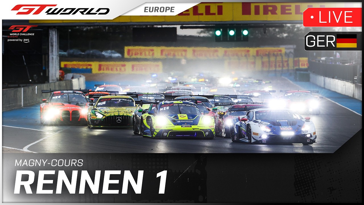LIVE | Rennen 1 | Magny-Cours | GT World Challenge powered by AWS 2026 (Deutsch)