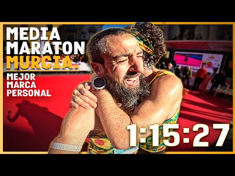🔥 ¡RÉCORD PERSONAL en la MEDIA MARATÓN de MURCIA! 💪🏅