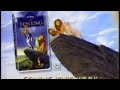 The Lion King Vhs Commercial 1995