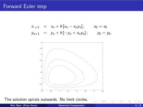 Ch09n1: Geometric Integration: Symplectic method, Hamiltonian preserving method.
