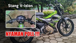 Download lagu REVIEW Pemasangan Stang Yamaha Vixion Di Suzuki Satria Fu 150 #satriafu  @lutfifadi mp3