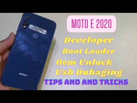 Moto E 2020 Developer Option Oem Unlock | Usb Dubaging Boot loader unlock