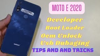 Moto E 2020 Developer Option Oem Unlock | Usb Dubaging Boot loader unlock