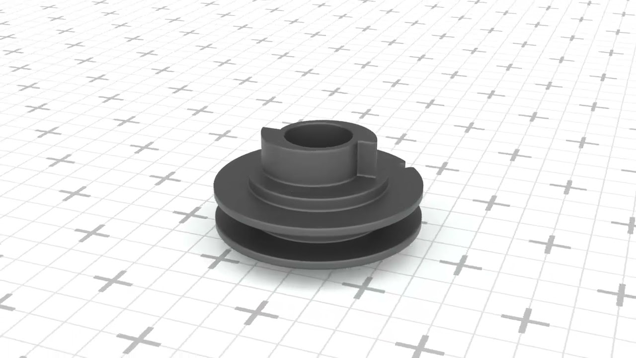 Starter Pulley Drum YD2500-25212 - Champion 125T 3D Print Model