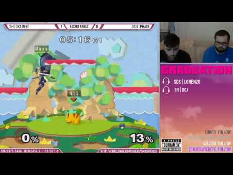Graduation Losers Finals - sh | Okameed (Pikachu) vs OSU | Phade (Marth)