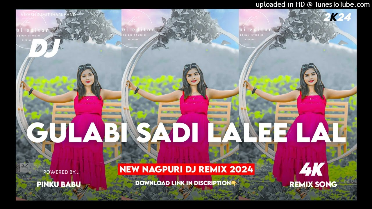 Gulabi Sadi Lalee Lal New Thet Trending Nagpuri Dj Song Remix 2024 Thet Dj Full Hard Bass Dj Pinku